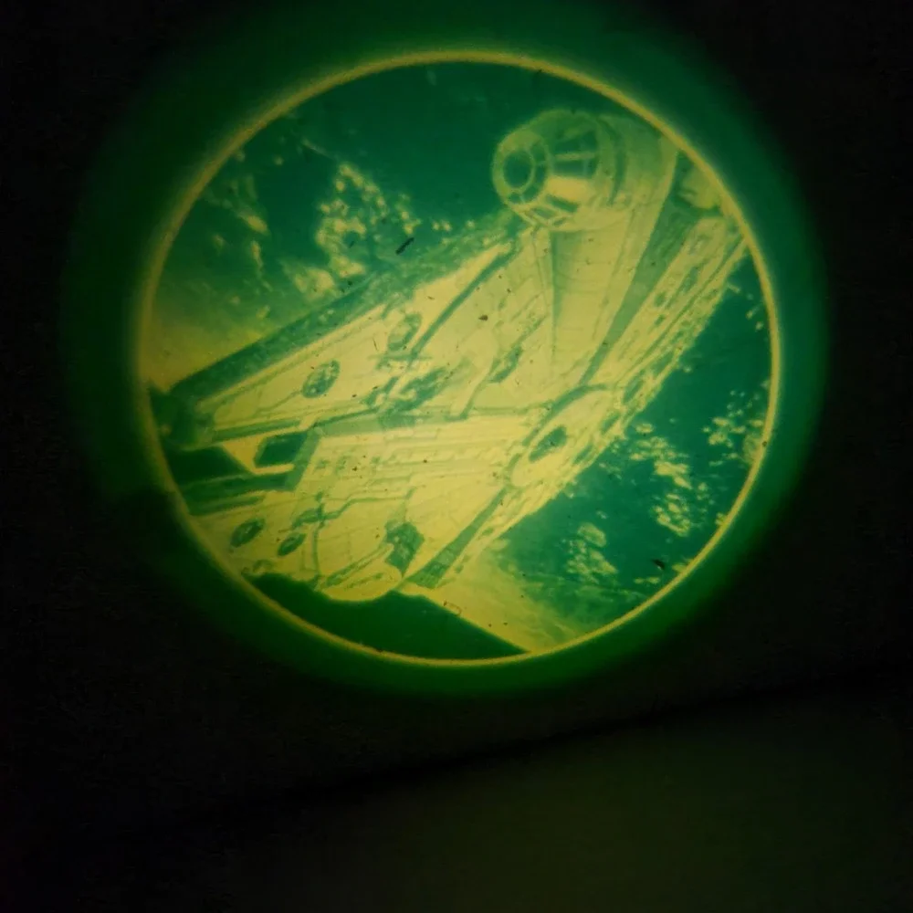 Star Wars Plug In Projector Night Light LED Dusk to Dawn Sensor